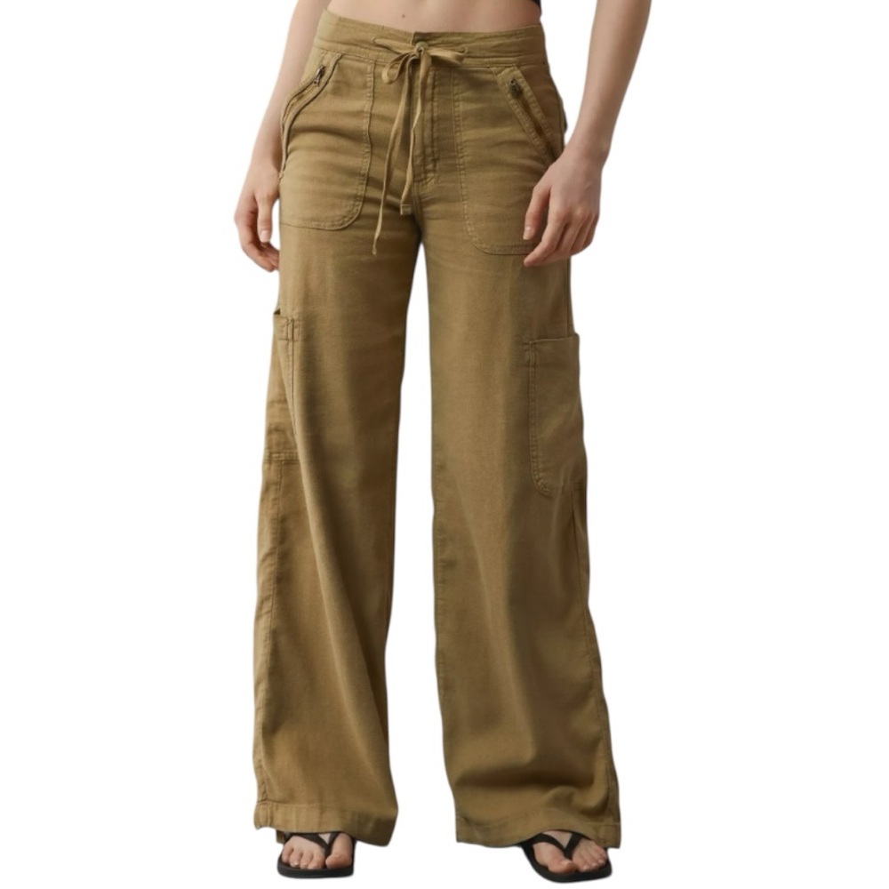NWOT Women's Tan Wide-Leg Pants